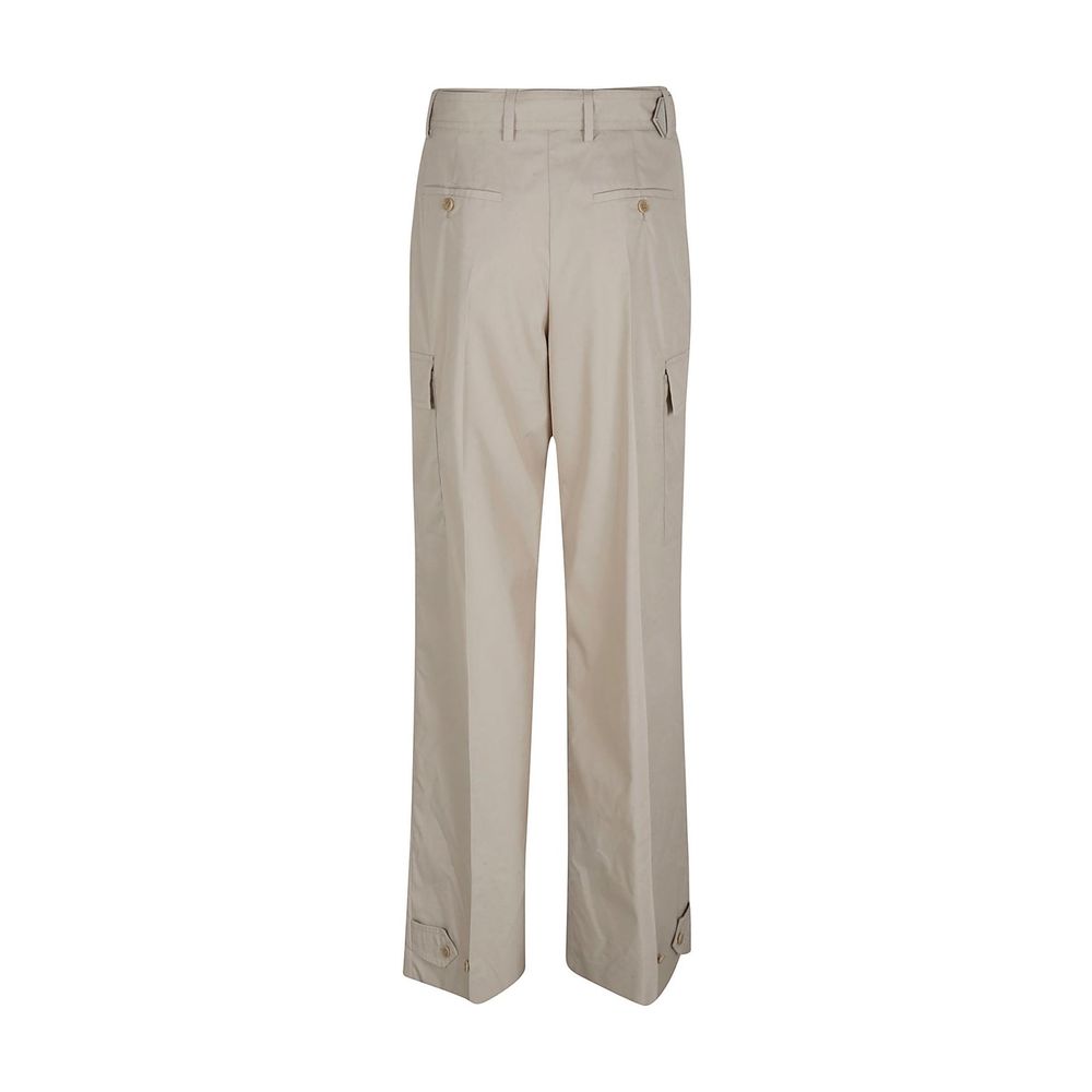 Prada Beige Cotton Cargo Pants for Women