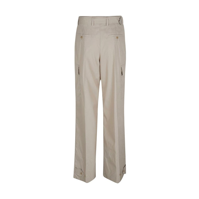 Prada Beige Cotton Cargo Pants for Women