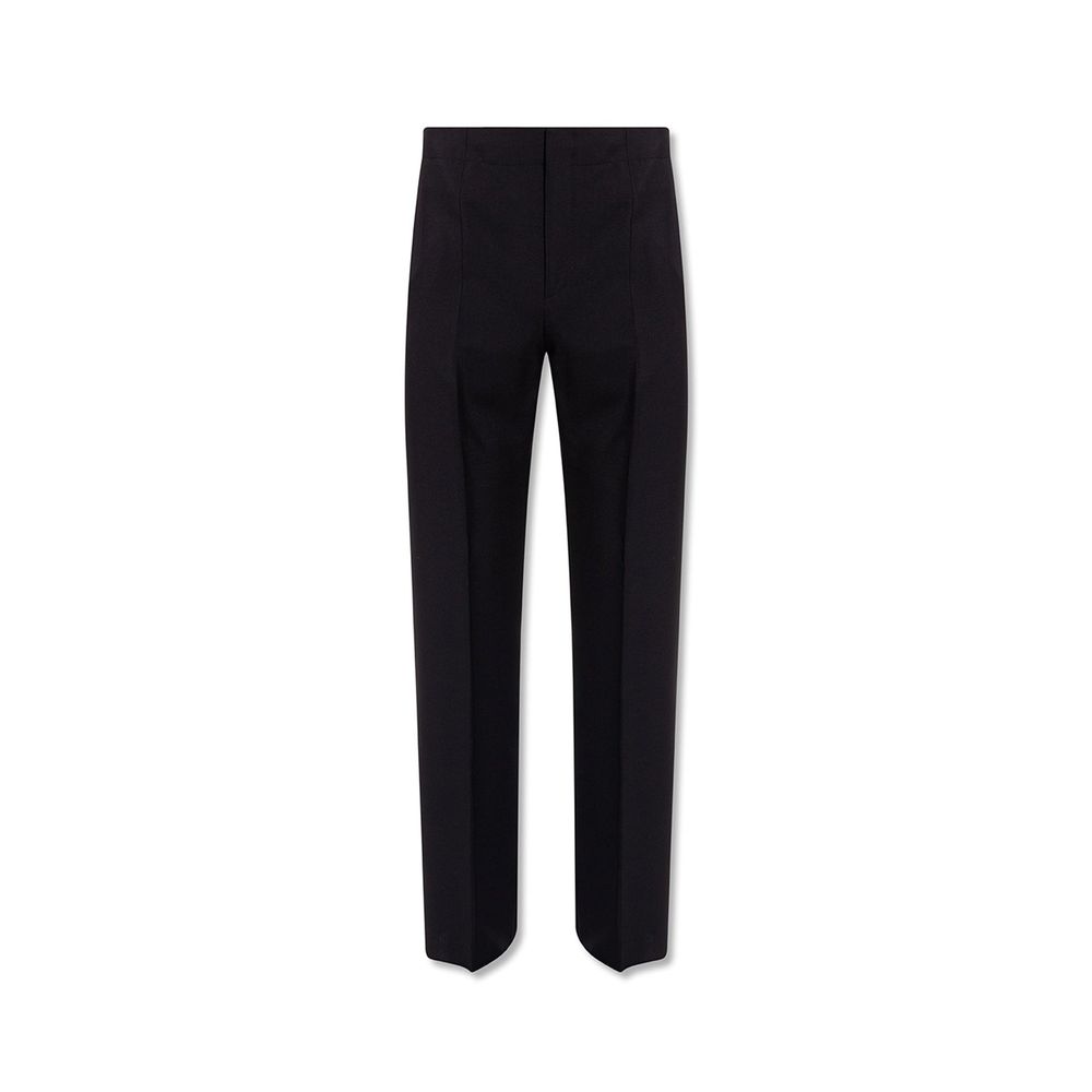 Pantalon décontracté en coton bleu Salvatore Ferragamo
