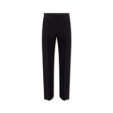 Pantalon décontracté en coton bleu Salvatore Ferragamo