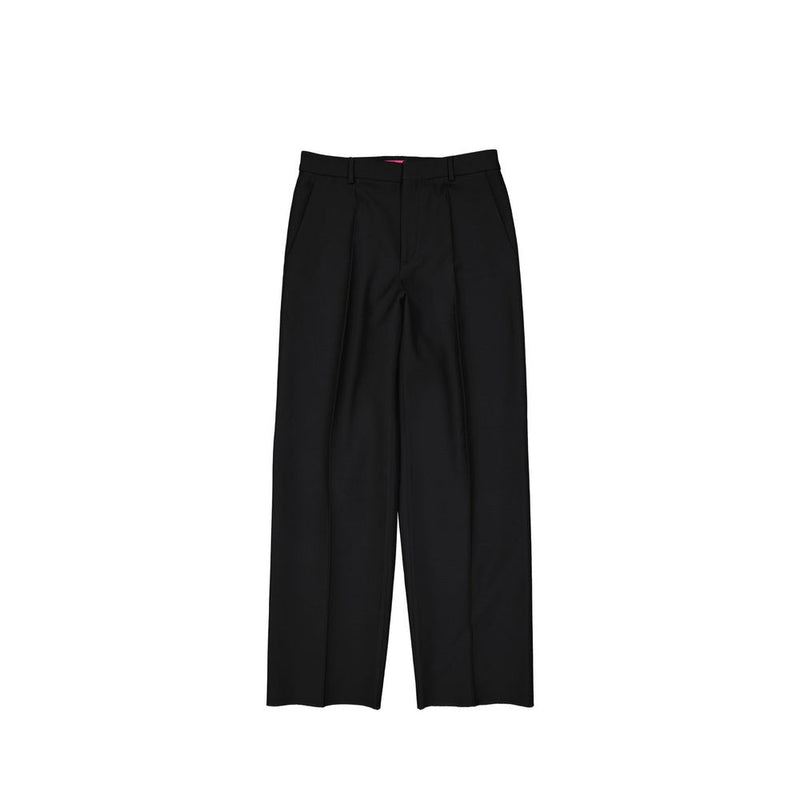 Valentino Black Silk Flared Pants for Women