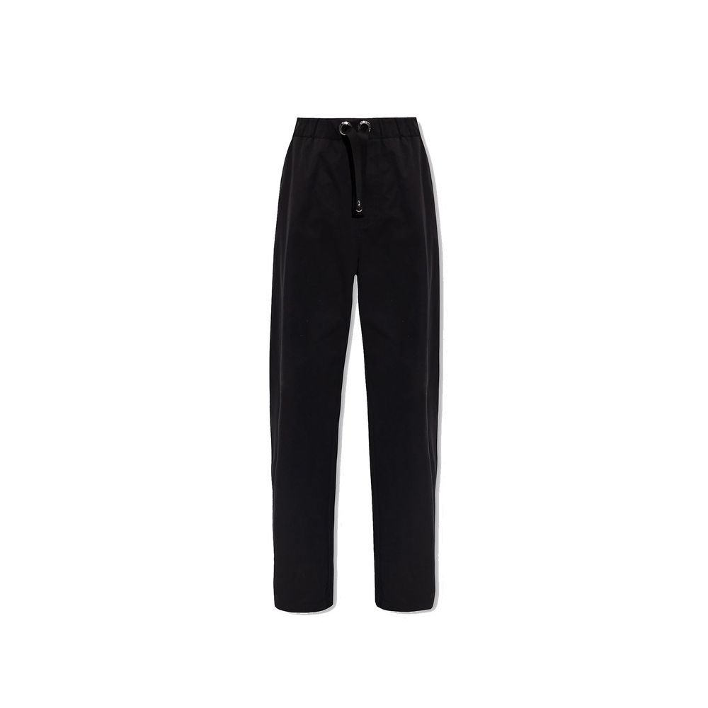 Versace Zwarte Katoenen Casual Broek