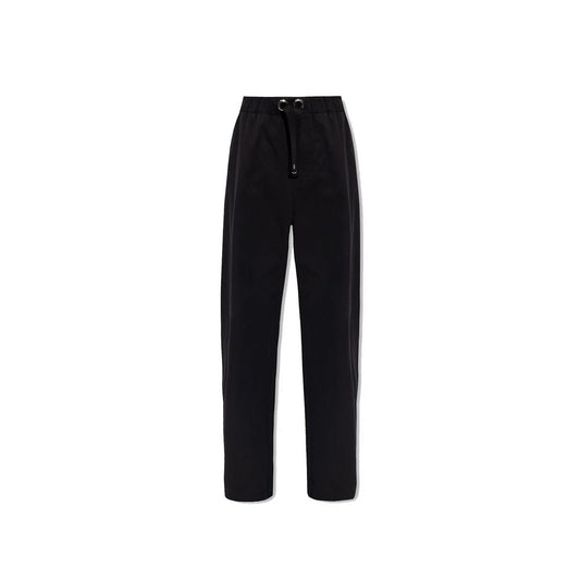 Versace Zwarte Katoenen Casual Broek