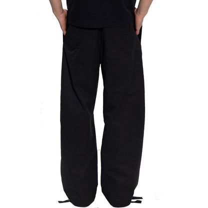 Versace Zwarte Katoenen Casual Broek