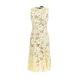 Self-Portrait Bicolor Polyester Midi Dress for Women