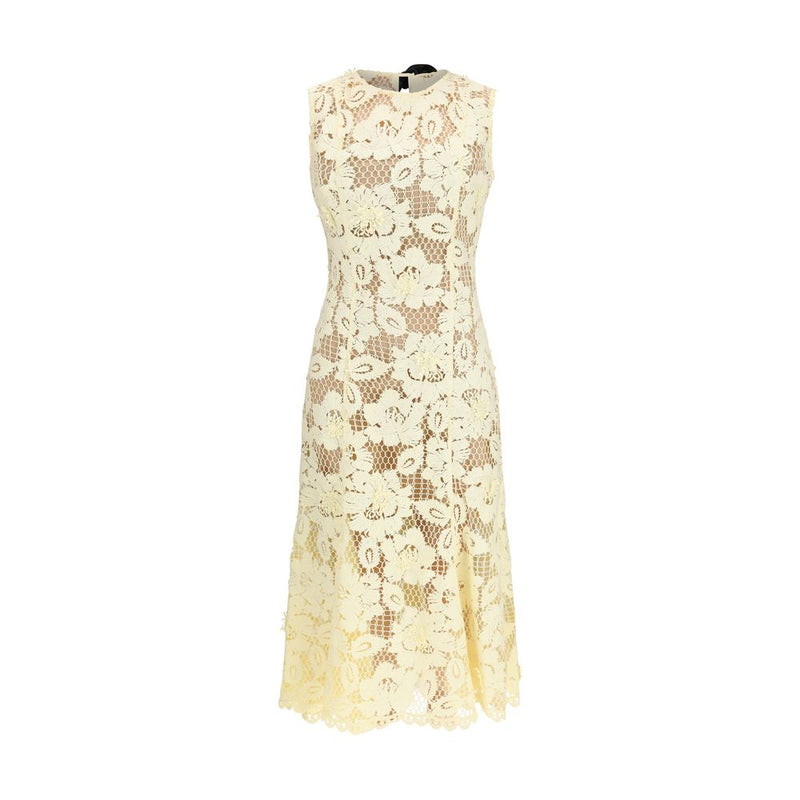 Self-Portrait Bicolor Polyester Casual Dress