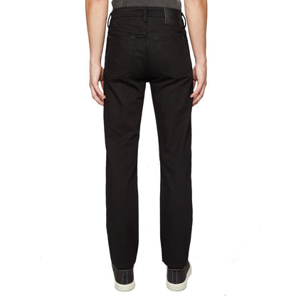 Acne Studios Black Cotton Straight-Leg Jeans for Men
