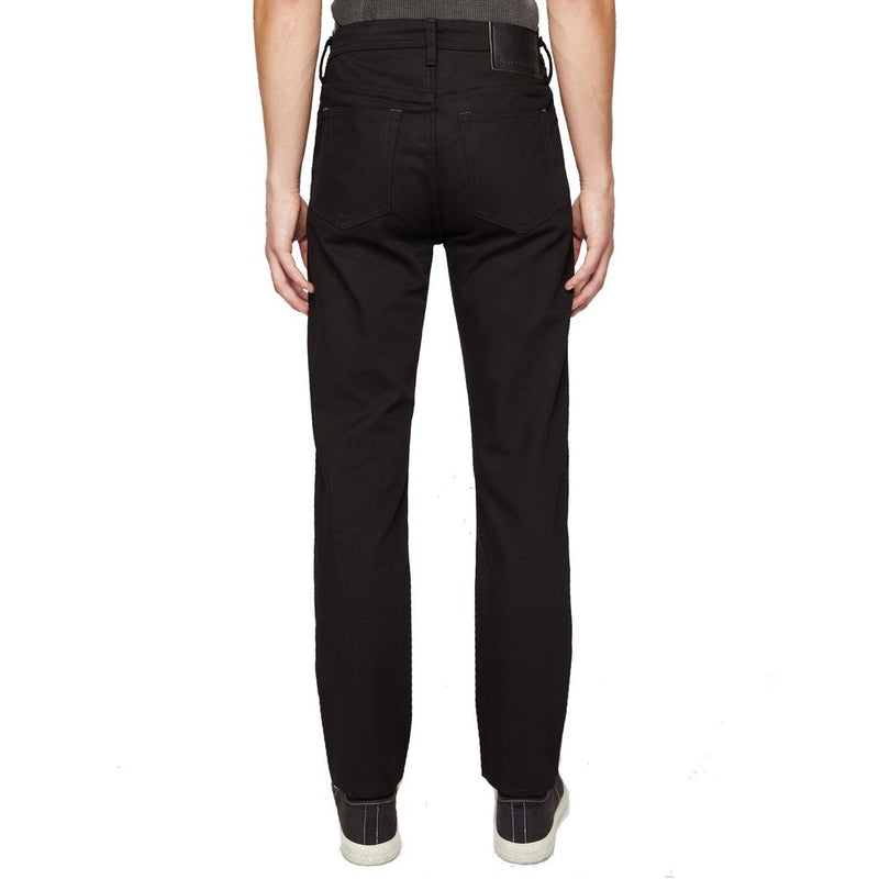 Acne Studios Black Cotton Straight-Leg Jeans for Men