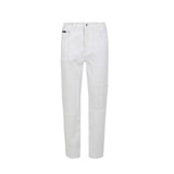 Dolce & Gabbana White Cotton Straight-Leg Jeans for Women