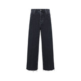 Jean en coton noir Gucci