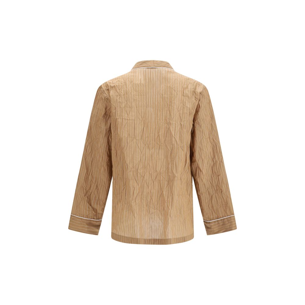 Dolce & Gabbana Beige Linen Robe - Sophisticated Comfort