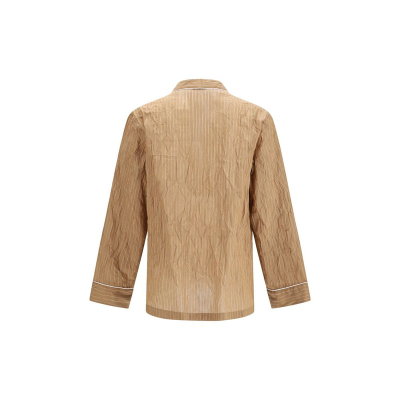 Dolce & Gabbana Beige Linen Robe for Men