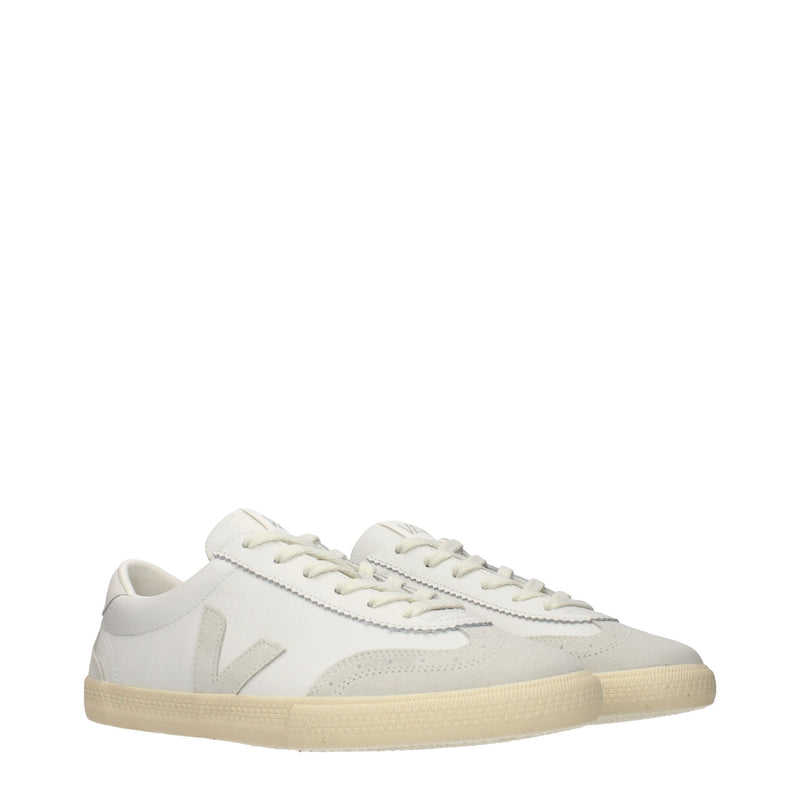 Veja White Leather Sneakers for Men