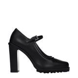 Max Mara Black Leather High Heel Pumps for Women