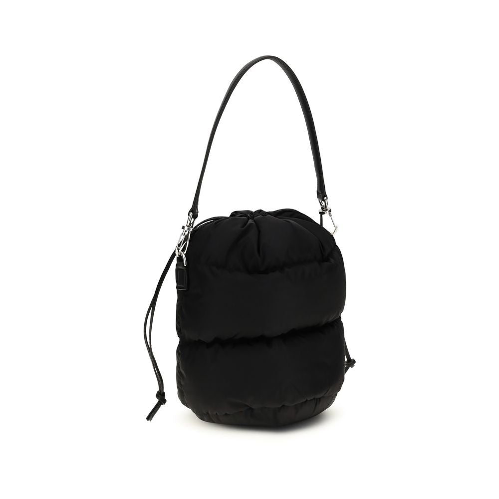Moncler Caradoc Black Polyamide Bucket Bag