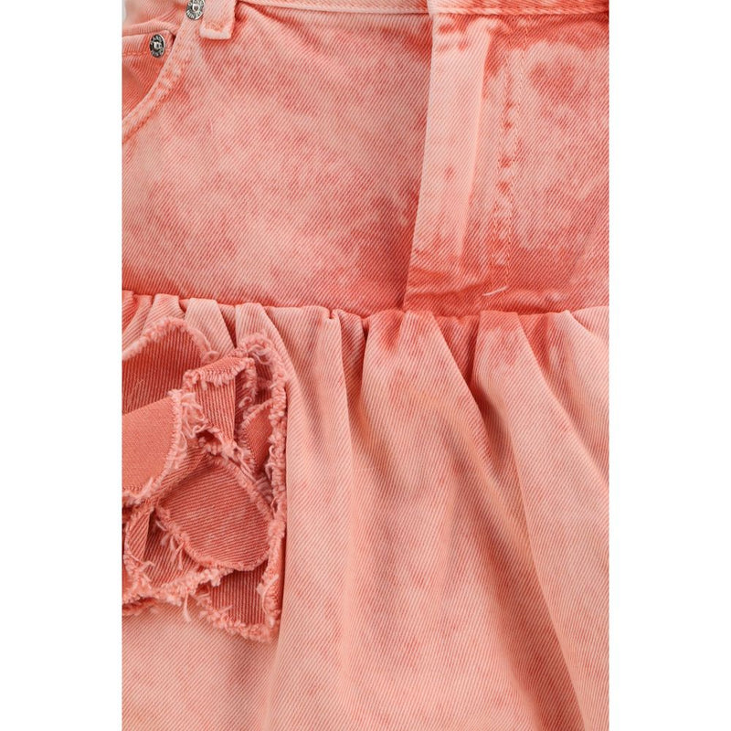 Ganni Multicolor Cotton Mini Bubble Skirt