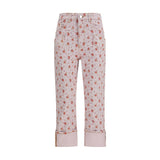 Pantalon décontracté Ganni en coton multicolore
