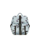 Ganni Blue Polyester Backpack - Functional Floral Design