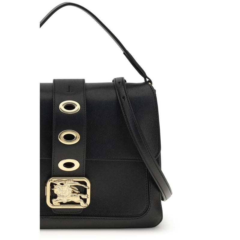 Burberry Black Lamb Ovis Aries Shoulder Bag