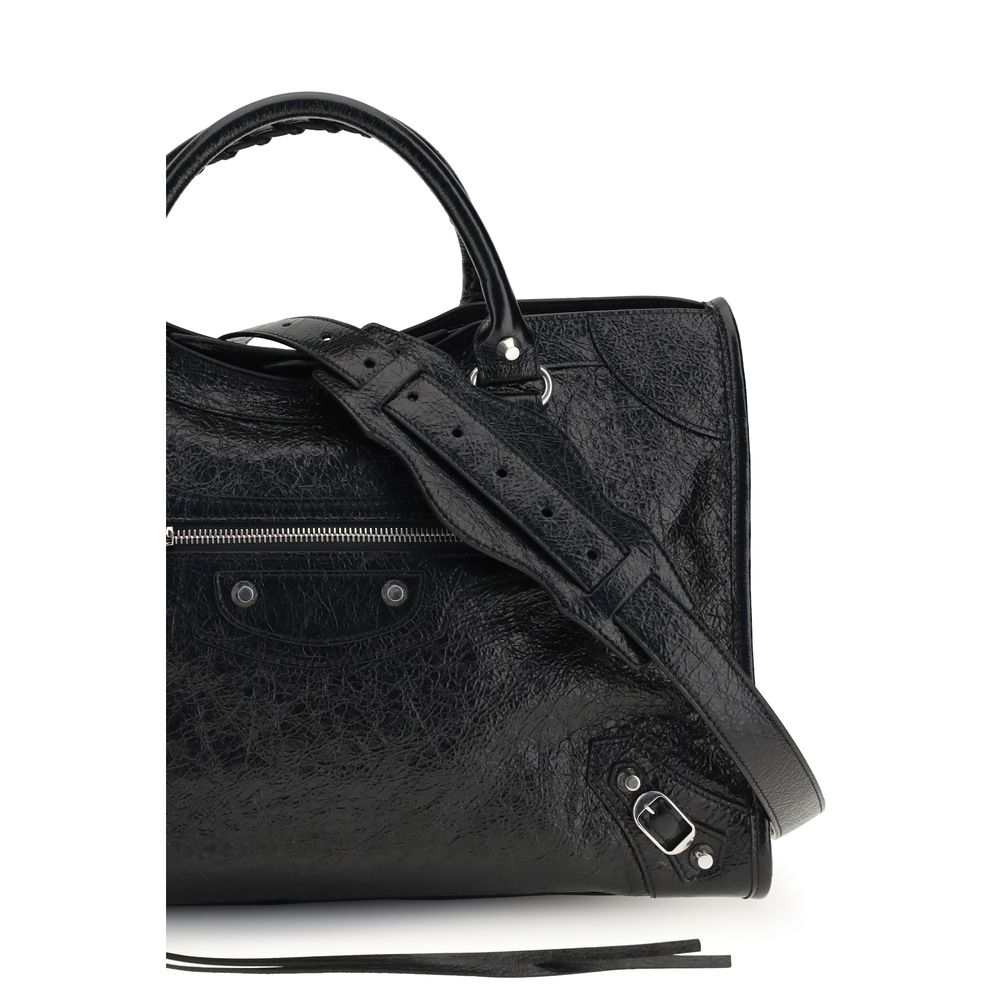 Balenciaga Black Lamb Ovis Aries Shoulder Bag