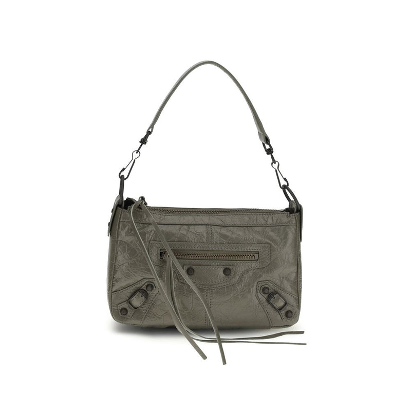 Balenciaga Bicolor Lamb Ovis Aries Shoulder Bag
