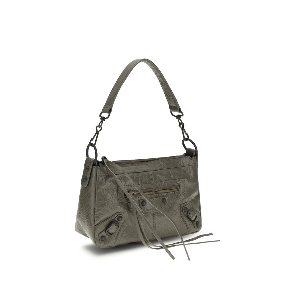 Balenciaga Bicolor Lamb Ovis Aries Shoulder Bag