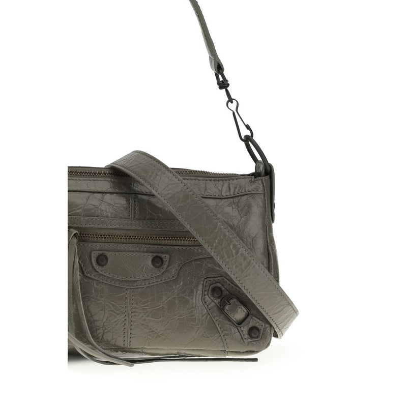 Balenciaga Bicolor Lamb Ovis Aries Shoulder Bag