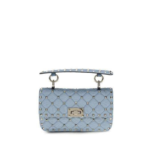 Sac à bandoulière Valentino Garavani bleu en viscose