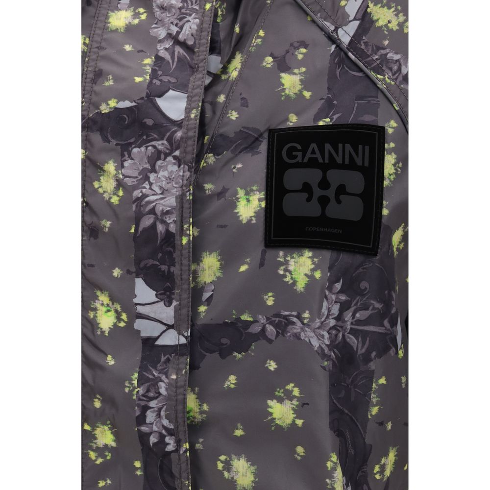 Ganni Multicolor Nylon Shell Jacket - Functional & Stylish