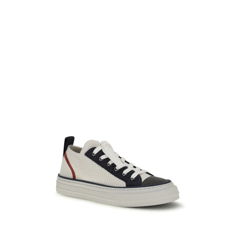 Brunello Cucinelli Multicolor Cotton Low Top Sneakers for Women