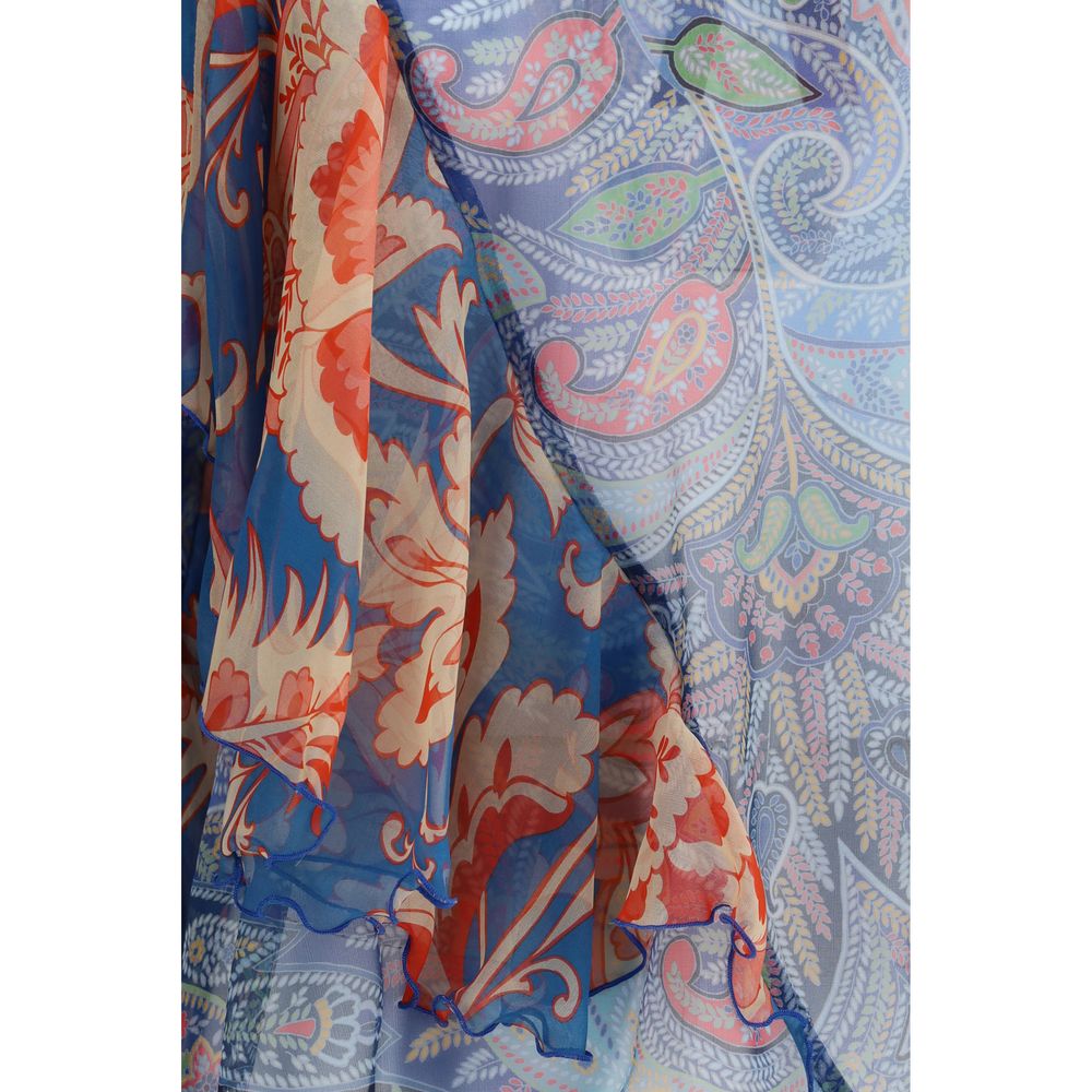 Etro Multicolor Silk Pattern Shirt - Elegant Floral Design