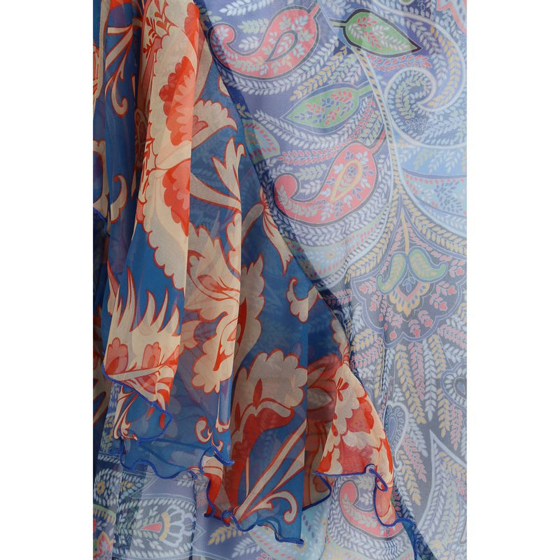 Etro Multicolor Silk Pattern Shirt - Elegant Floral Design
