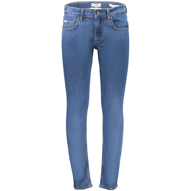 Guess Jeans G12 Blue Cotton Skinny Fit Men's Jean
