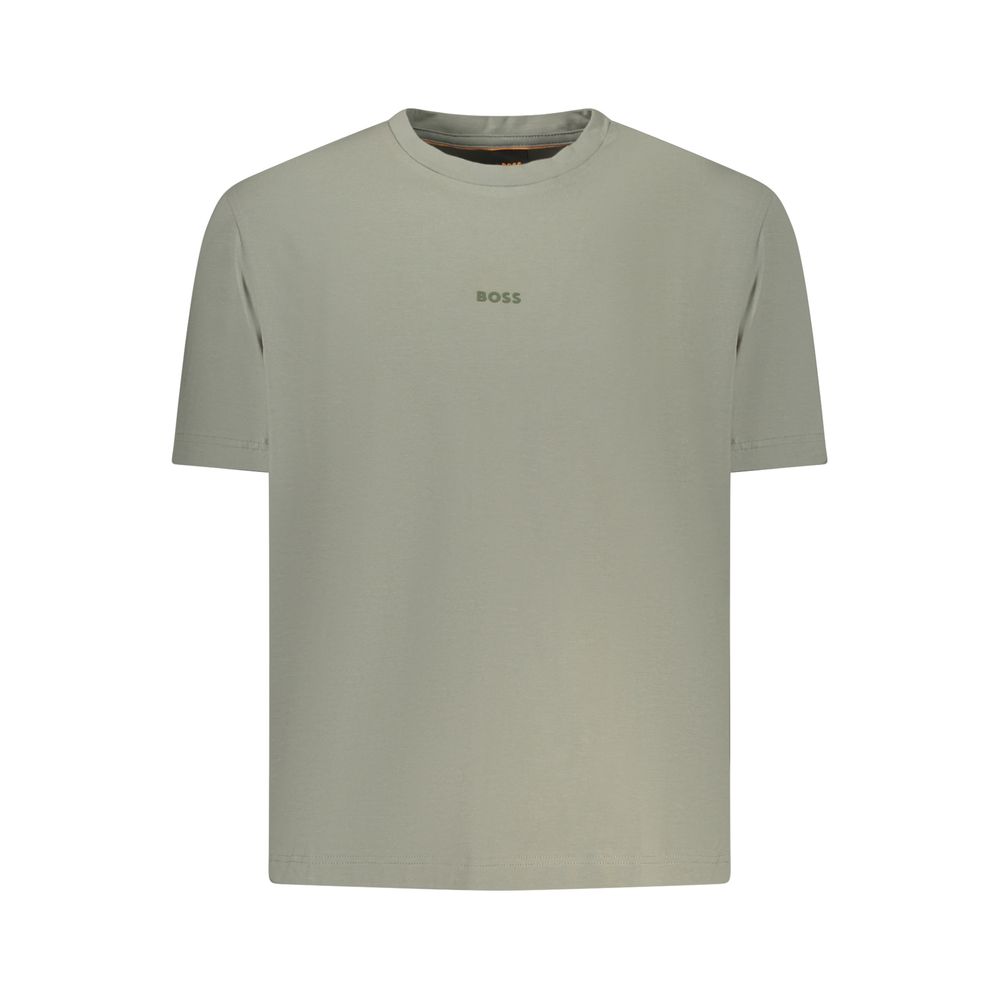 Hugo Boss Groen Katoenen Heren T-shirt