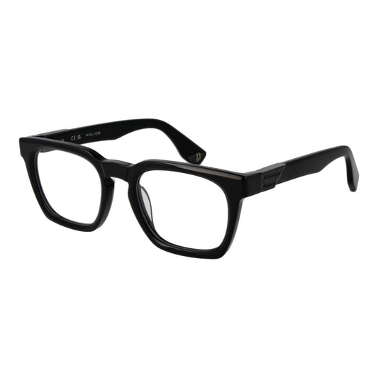 Lunettes en Acétate de Cellulose Noires Police pour Hommes