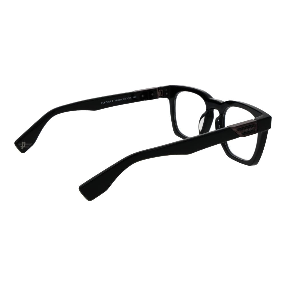 Lunettes en Acétate de Cellulose Noires Police pour Hommes