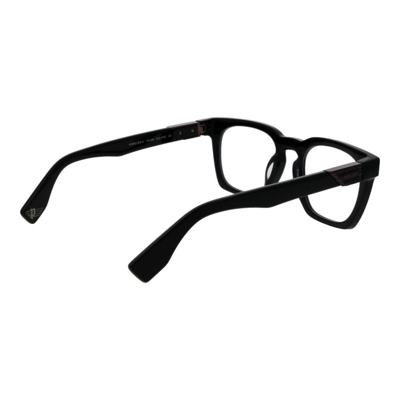Lunettes en Acétate de Cellulose Noires Police pour Hommes