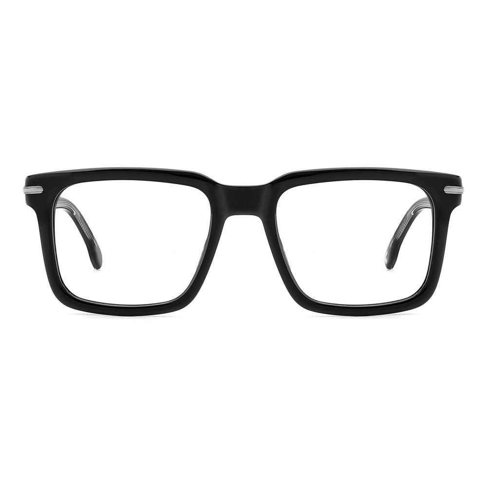 Carrera Black Acetate Square Glasses for Men
