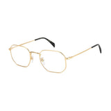 Lunettes en Métal Or David Beckham - Modèle Carré