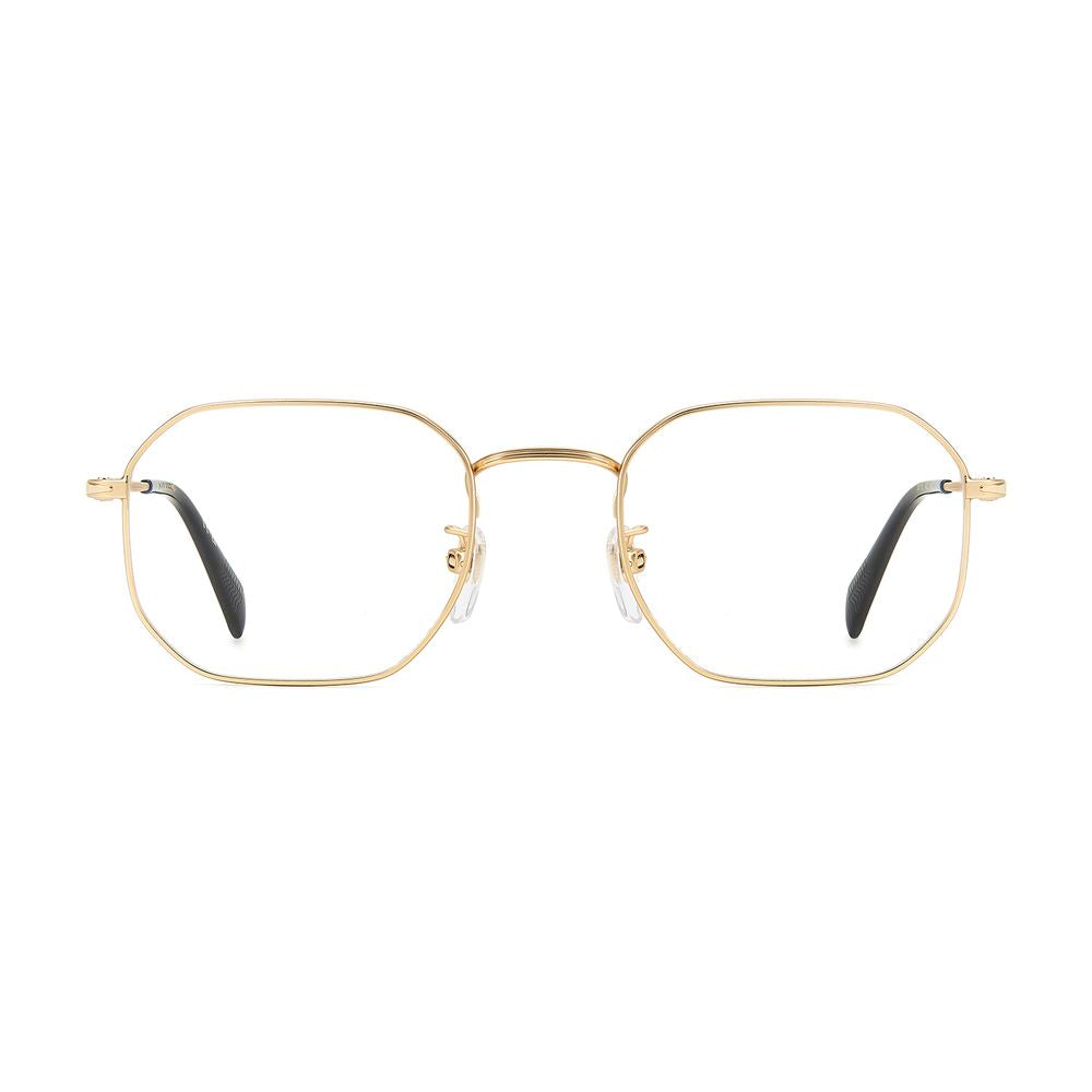Lunettes en Métal Or David Beckham - Modèle Carré