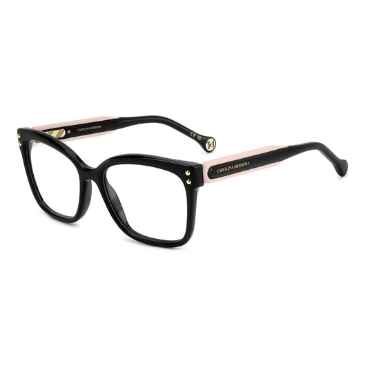 Carolina Herrera Black Acetate Butterfly Glasses (Frames)