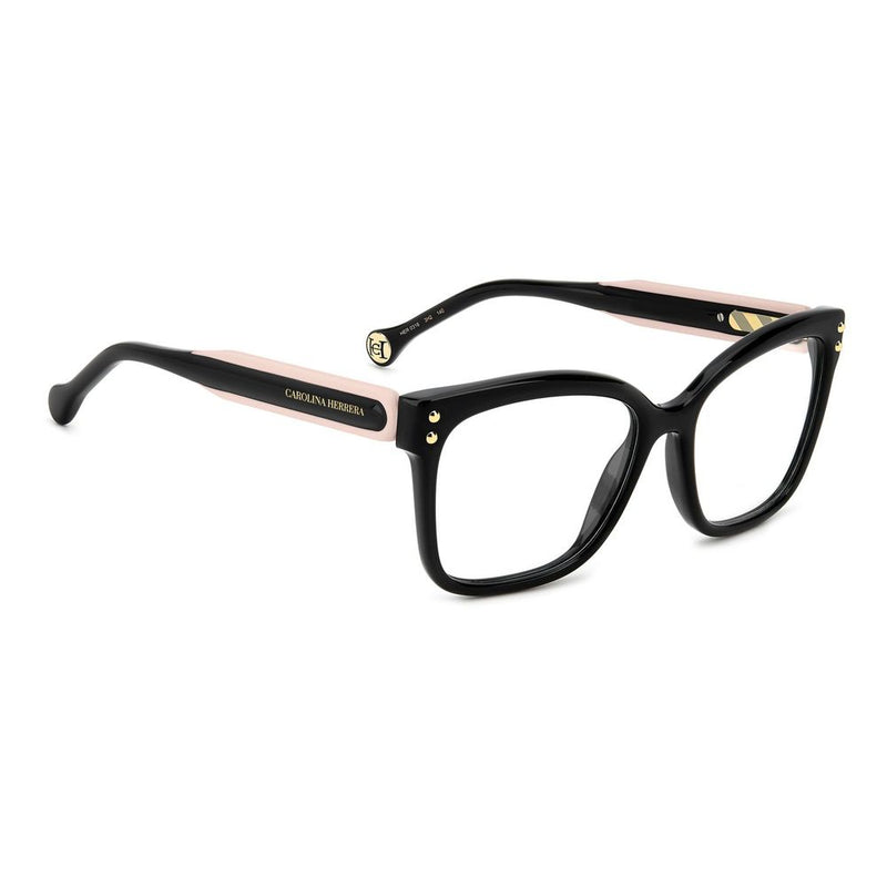 Carolina Herrera Black Acetate Butterfly Glasses (Frames)