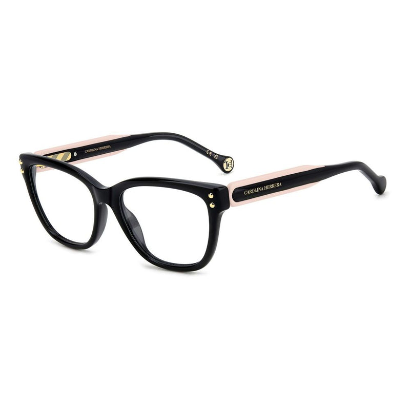 Carolina Herrera Black Plastic Cat Eye Glasses (Frames)