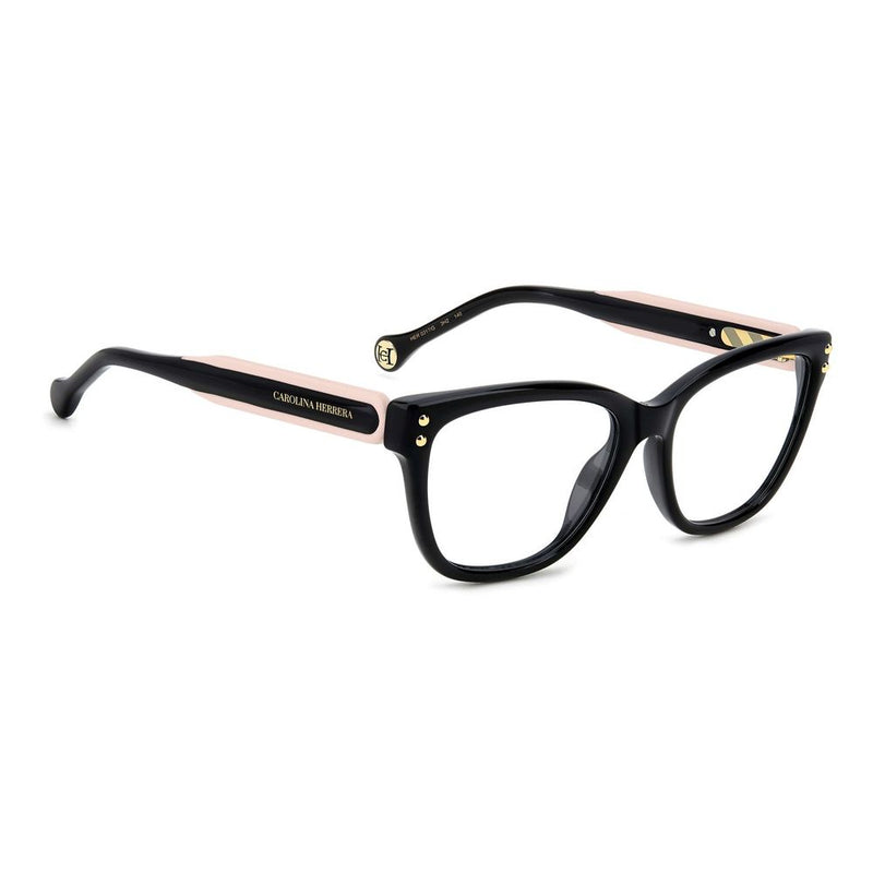Carolina Herrera Black Plastic Cat Eye Glasses (Frames)