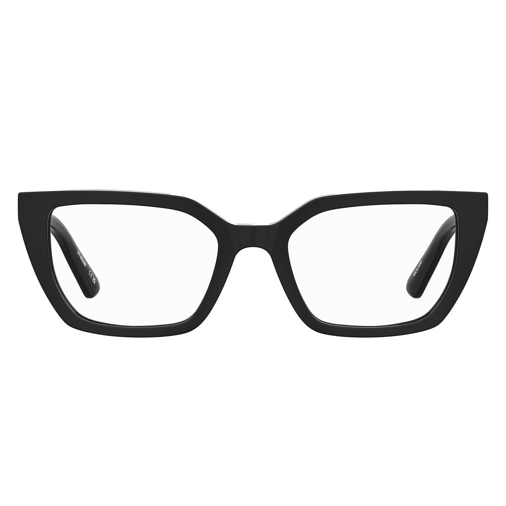 Love Moschino Black Acetate Square Glasses (Frames)