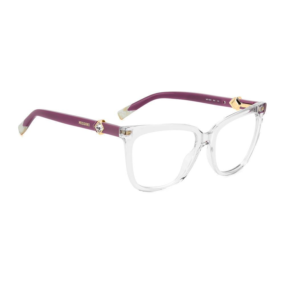 Missoni Transparent Acetate Cat Eye Glasses (Frames)