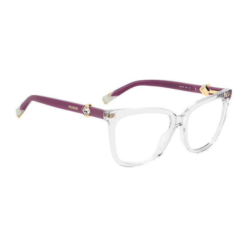 Missoni Transparent Acetate Cat Eye Glasses (Frames)
