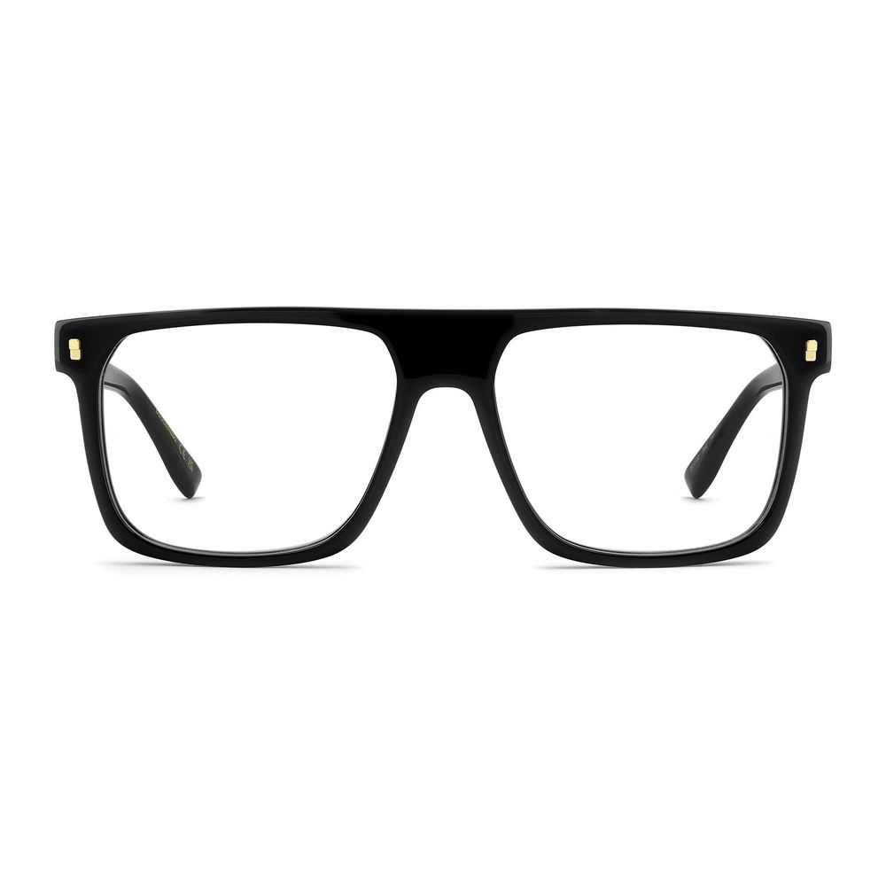 Dsquared² Black Acetate Glasses (Frames) - Stylish Square Design