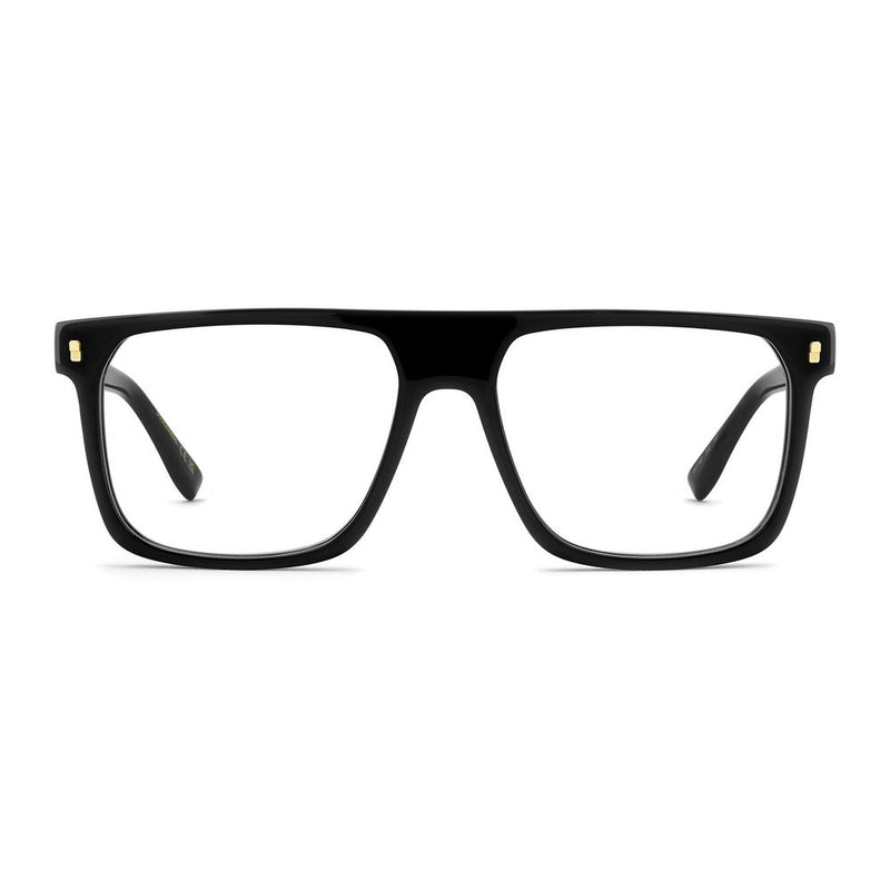 Dsquared² Black Acetate Glasses (Frames) for Men
