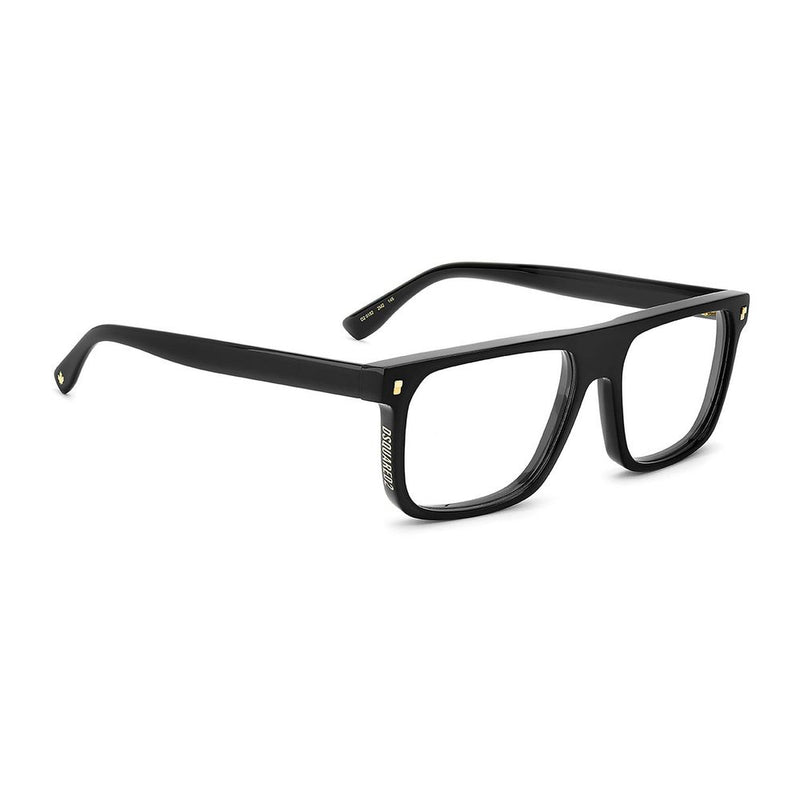 Dsquared² Black Acetate Glasses (Frames) for Men